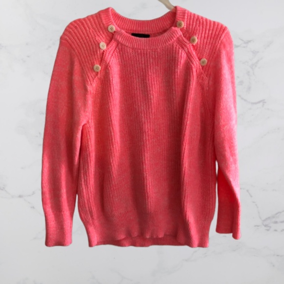 J.CREW Textured Sweater Anchor Button - Picture 1 of 3